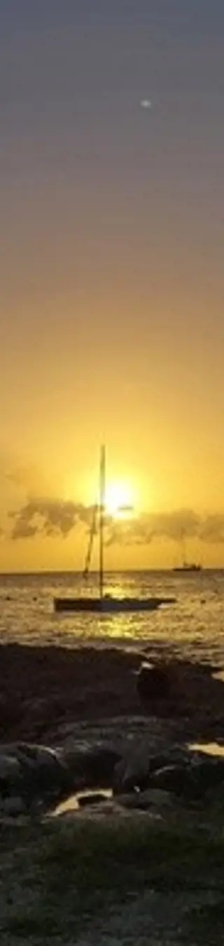 Eine der vielen bezaubernden Sonnenuntergänge in Mexiko.